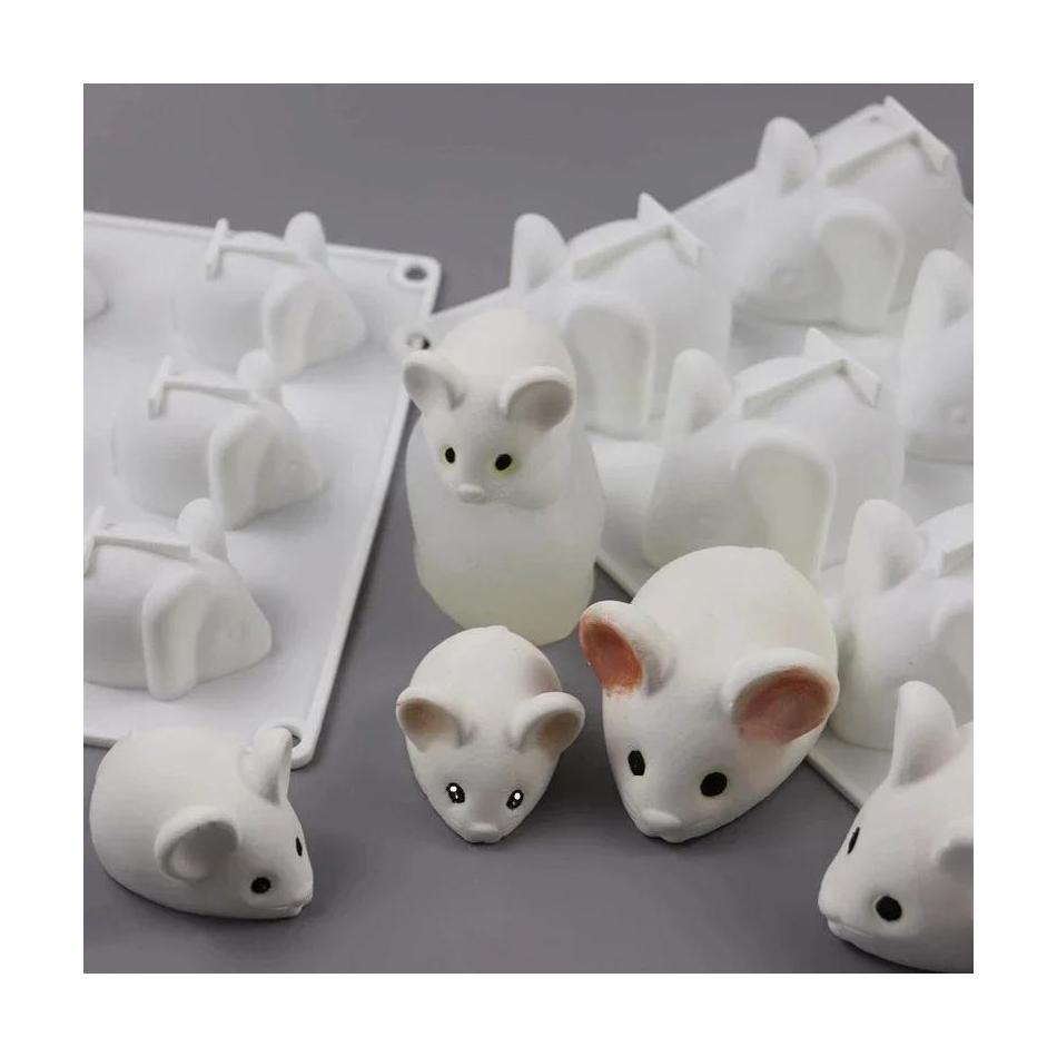 Bunny Cake Mold - 1 adet Sevimli Şekil Fare Kalıp