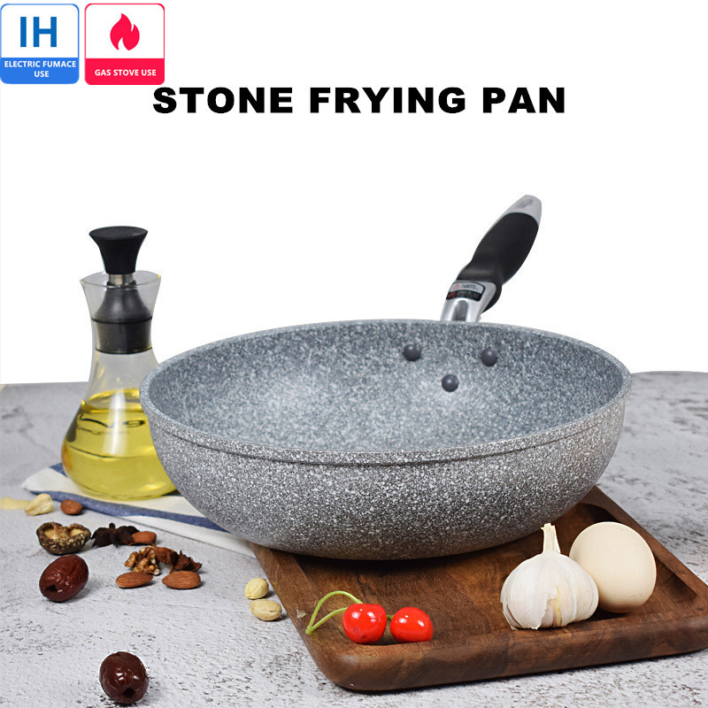 Mini Pancake Griddle - Yapışmaz Tava Dayanıklı Taş Kızartma Wok