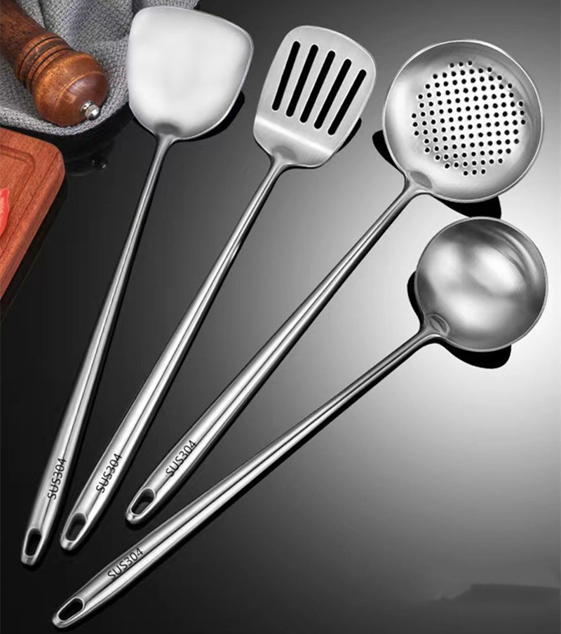Okonomiyaki Spatula - Kalınlaştırılmış 304 Paslanmaz Çelik Yanmaz Spatula
