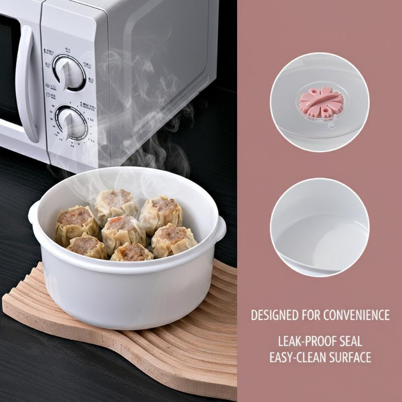 Bao Steamer Bamboo - Mikrodalga Pirinç Pişirici ve Buharlı Pişirme