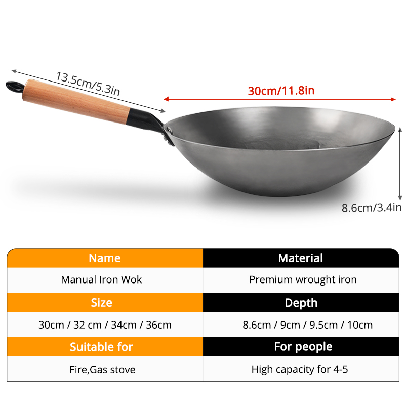 Çin demir Wok el yapımı dövme  - Cast Iron Corn incelemesi ve fiyatı