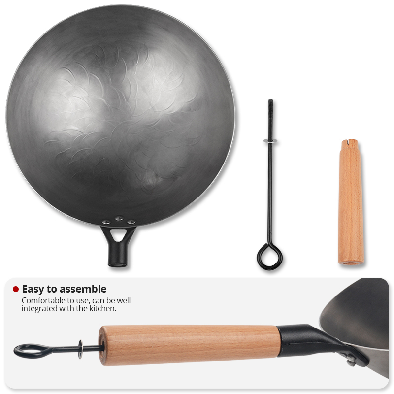 Çin demir Wok el yapımı dövme  - Cast Iron Corn incelemesi ve fiyatı