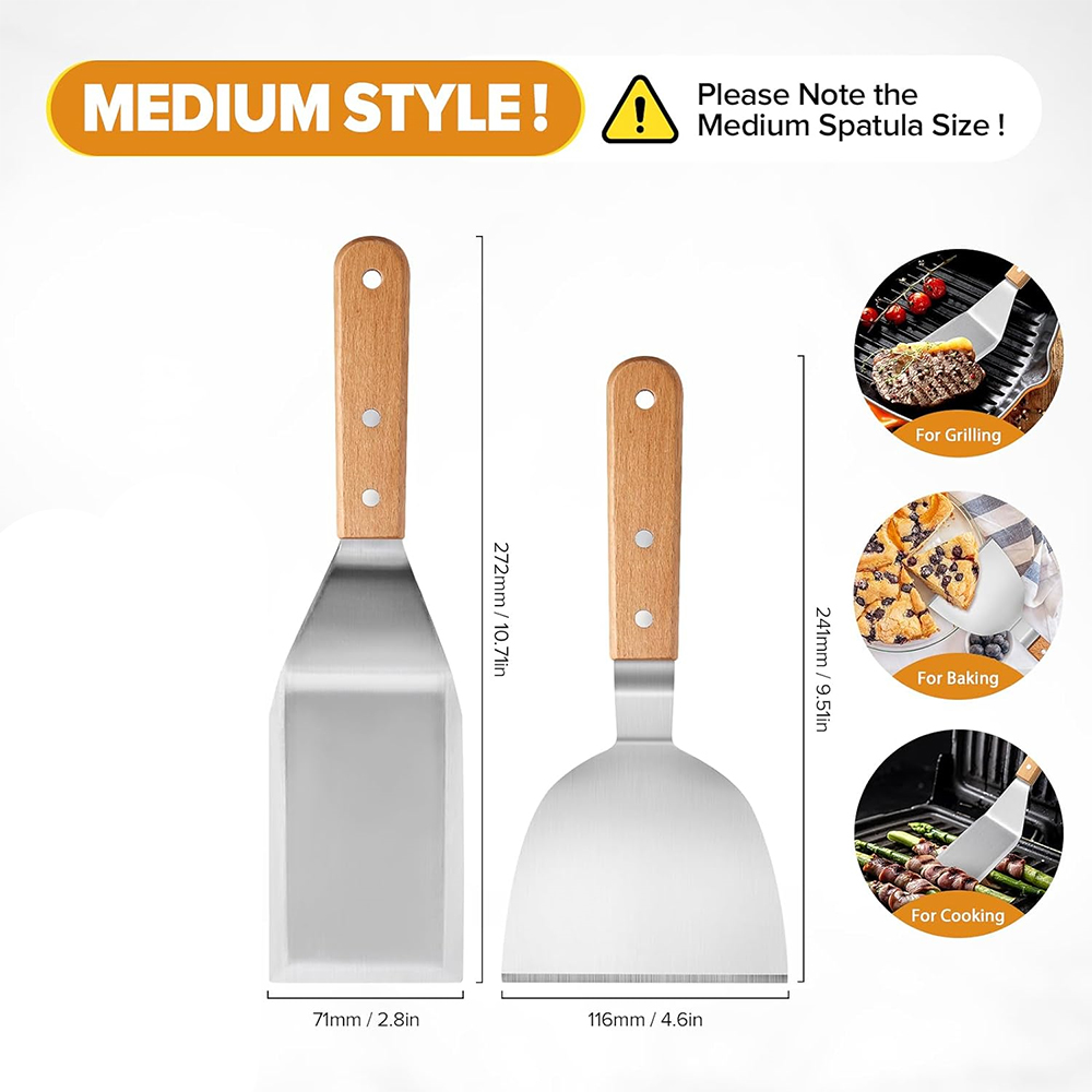 LMETJMA Metal Spatula Turner S - Okonomiyaki Spatula incelemesi ve fiyatı