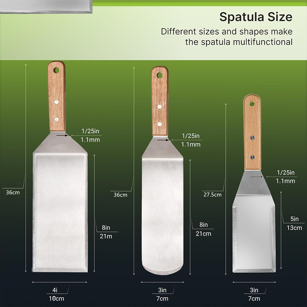 LMETJMA Metal Spatula Turner S - Okonomiyaki Spatula incelemesi ve fiyatı