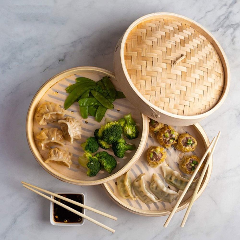 Çin Bambu Buharlı Pişirici, Di - Bao Steamer Bamboo incelemesi ve fiyatı